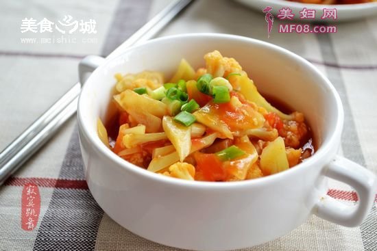 红烩花菜的做法