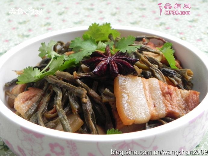 干豆角烧五花肉的做法