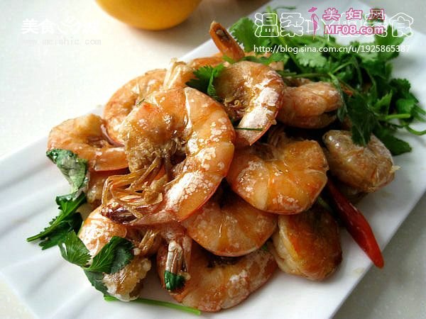 咸香桔皮虾