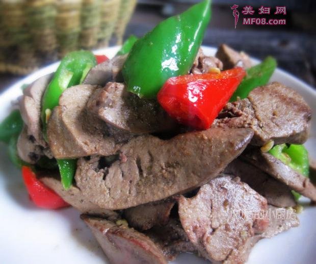 双椒孜然鸭肝