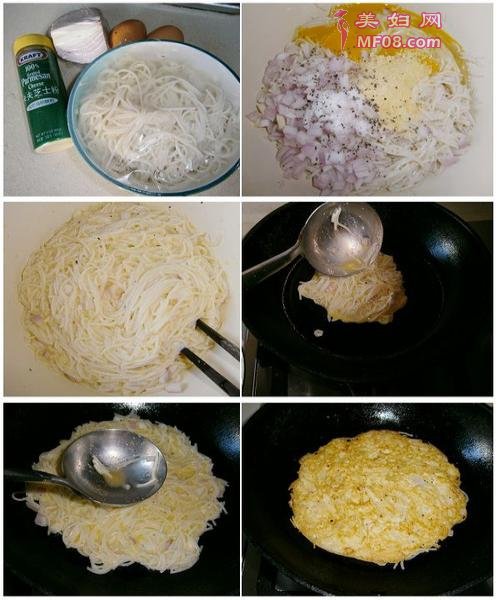 鸡蛋煎焗面的做法