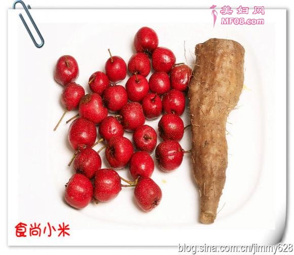 炒红果拌山药原料