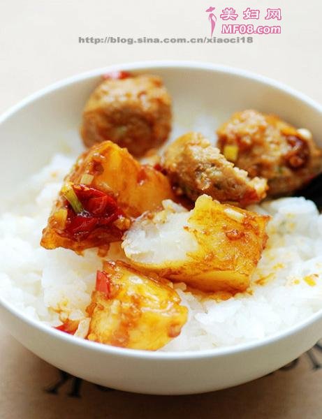 鱼香土豆溜丸子的做法7
