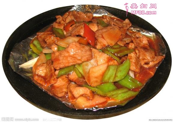 甜椒牛肉丝的做法