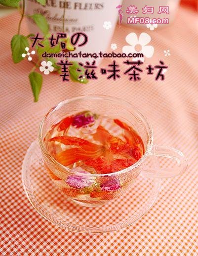 百合玫瑰枸杞茶的做法