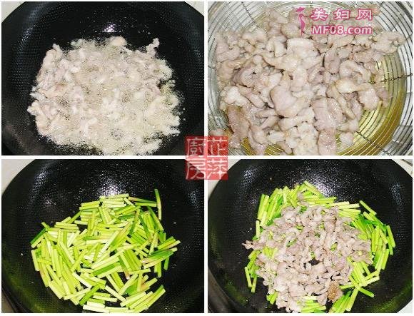 蒜薹肉丝2