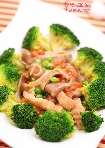 兰花豌豆烩肚条