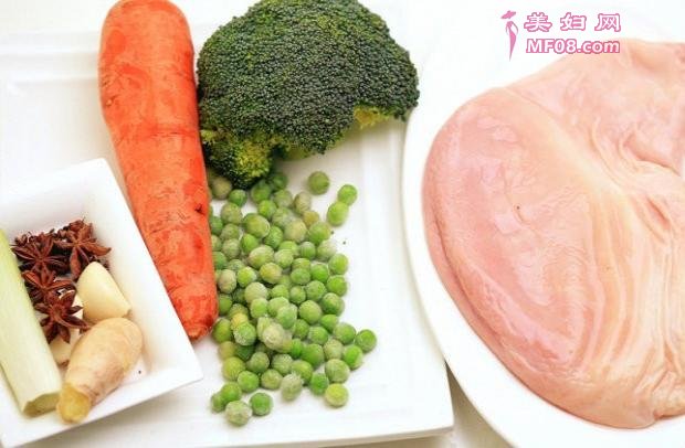 兰花豌豆烩肚条原料