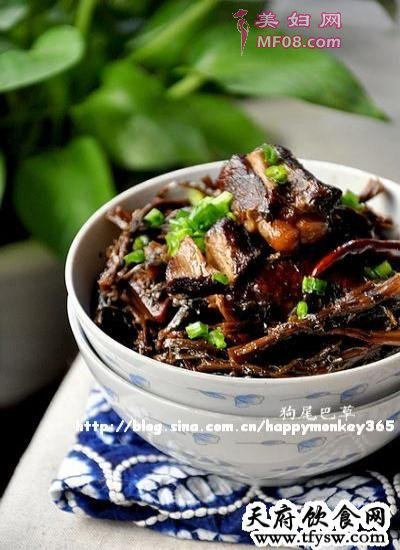 南风菜烧排骨的做法