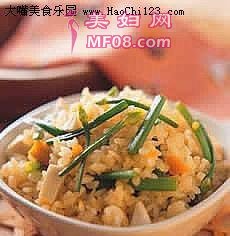 韭菜花饭的做法