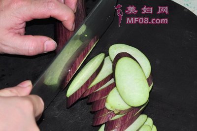 干煸茄子步骤2