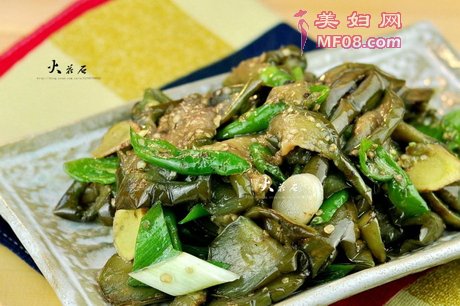 干煸茄子的做法