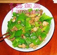 青椒爆豇豆的做法