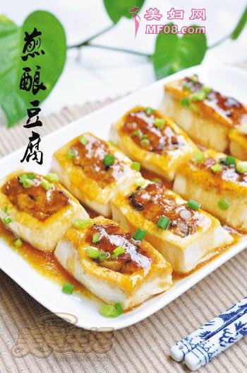 煎酿豆腐的做法