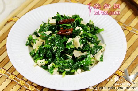 香干凉拌芹菜叶