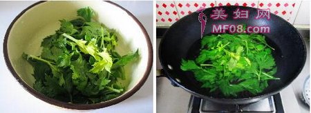 香干凉拌芹菜叶步骤3-4