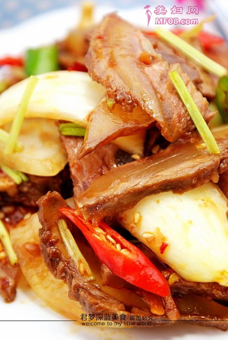 家常凉拌卤牛腱子肉