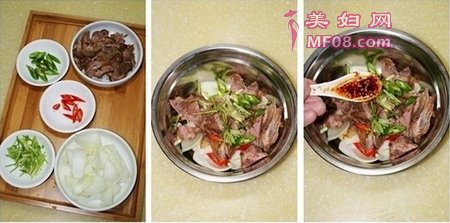 家常凉拌卤牛腱子肉步骤1-3
