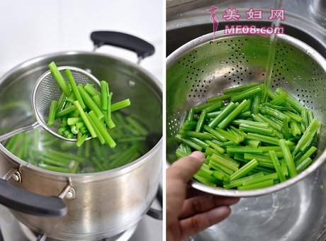 凉拌海米芹菜步骤1-2