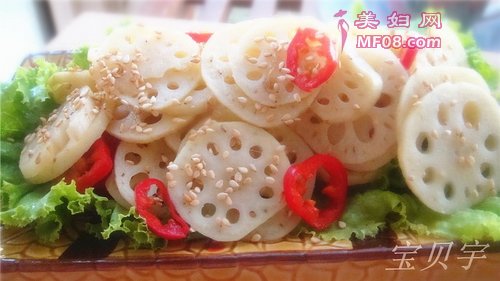 脆拌糖醋藕片的做法