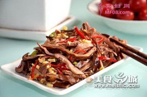 凉拌腊肚丝