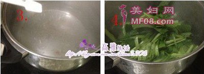 韩式凉拌菠菜步骤3-4