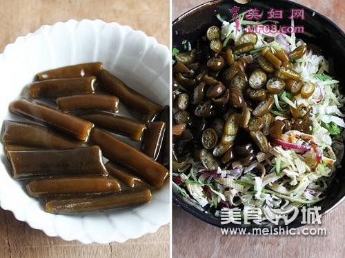 南极海茸拌凉菜步骤3-4