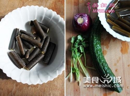 南极海茸拌凉菜步骤1-2