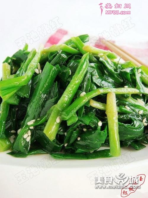 凉拌春韭的做法