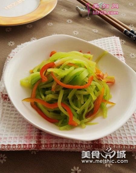 椒油笋丝