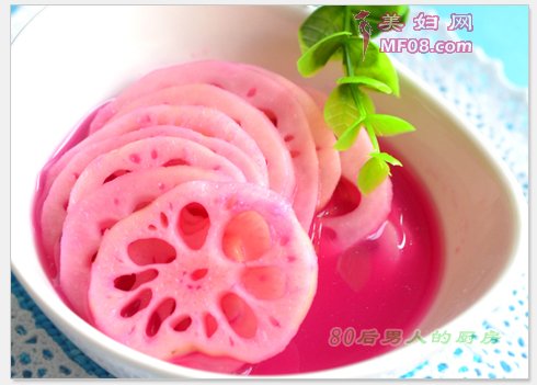 酸甜胭脂藕
