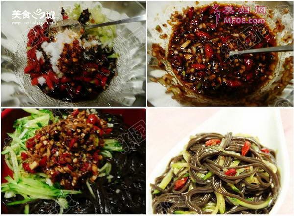 麻酱青瓜蕨根丝