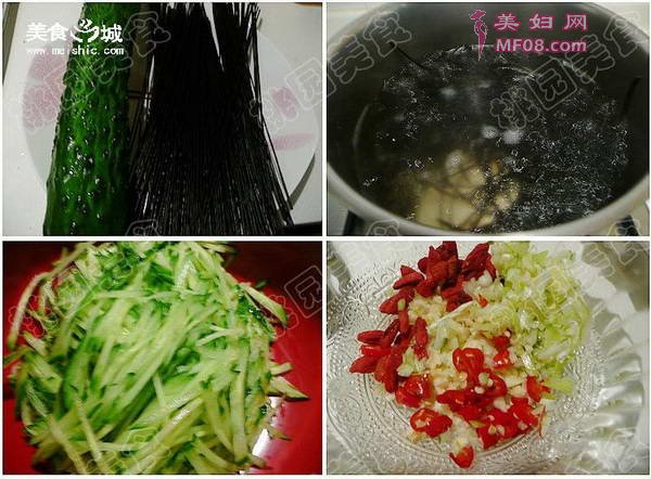 麻酱青瓜蕨根丝