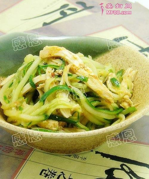 黄瓜鸡丝2