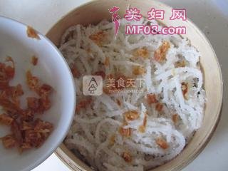 粉蒸虾仁萝卜丝