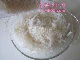 粉蒸虾仁萝卜丝