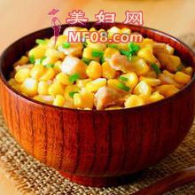 玉米炒鸡丁的做法