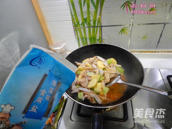 香辣土豆鸡软骨的做法
