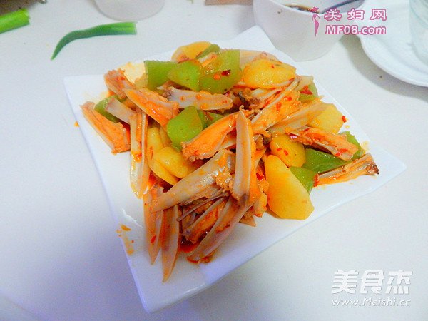 香辣土豆鸡软骨的做法
