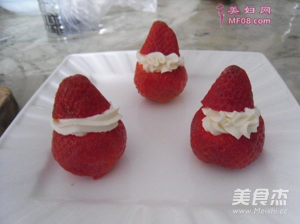 奶油草莓的做法