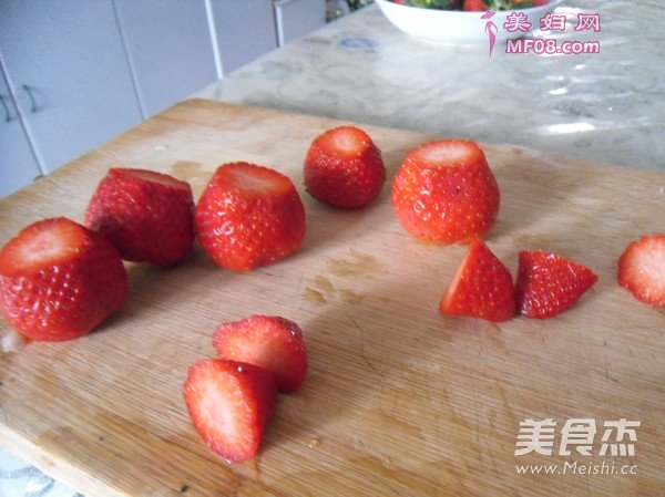 奶油草莓的做法