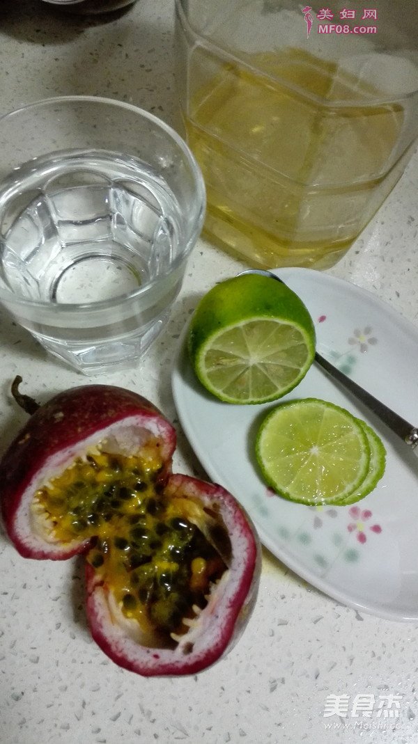 百香果柠檬蜂蜜茶的做法