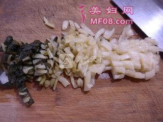 腌白菜炒海虾