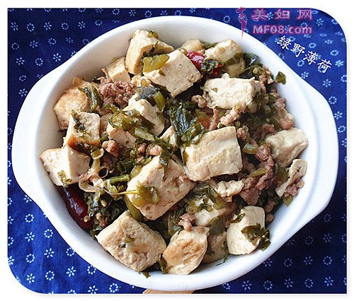 雪里蕻烩豆腐