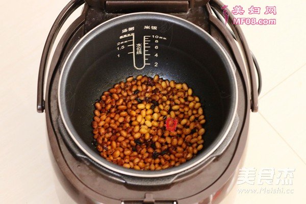 香菇豆豉酱黄豆的做法