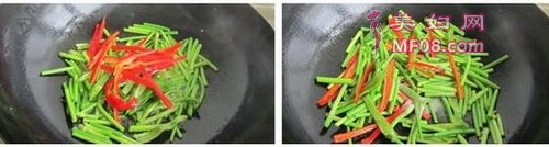 蒜薹炒鸡肉丝的做法步骤3
