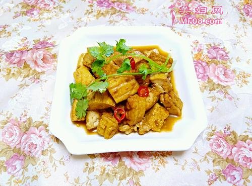 酱扒油豆腐的做法