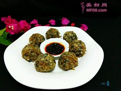 马齿苋团子的做法