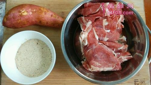粉蒸羊肉的做法