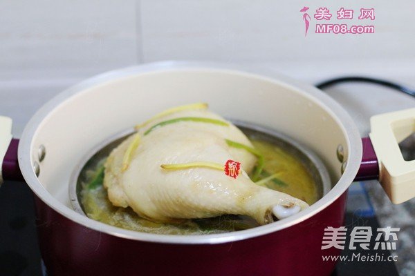 盐焗鸡粉蒸鸡腿的做法